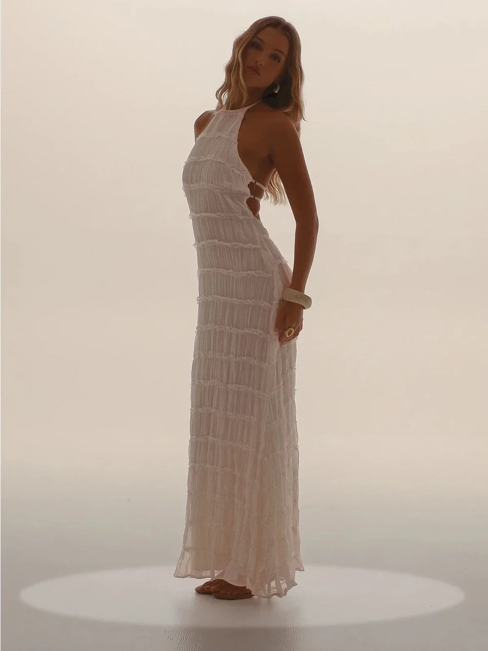 Peppermayo brand new ivory dress